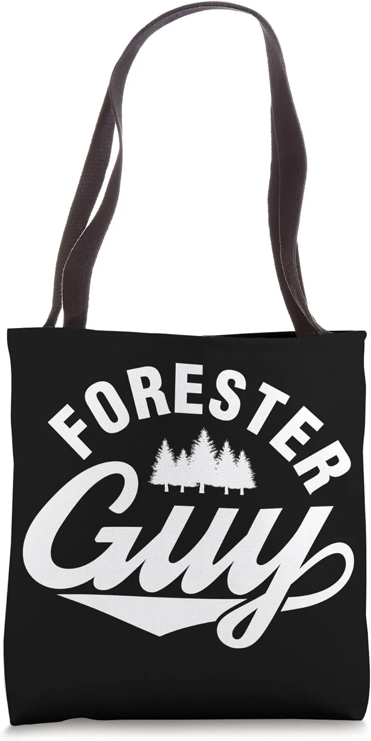 Retro Forester Expert Forestry Lover Lumberjack Graphic Tote Bag