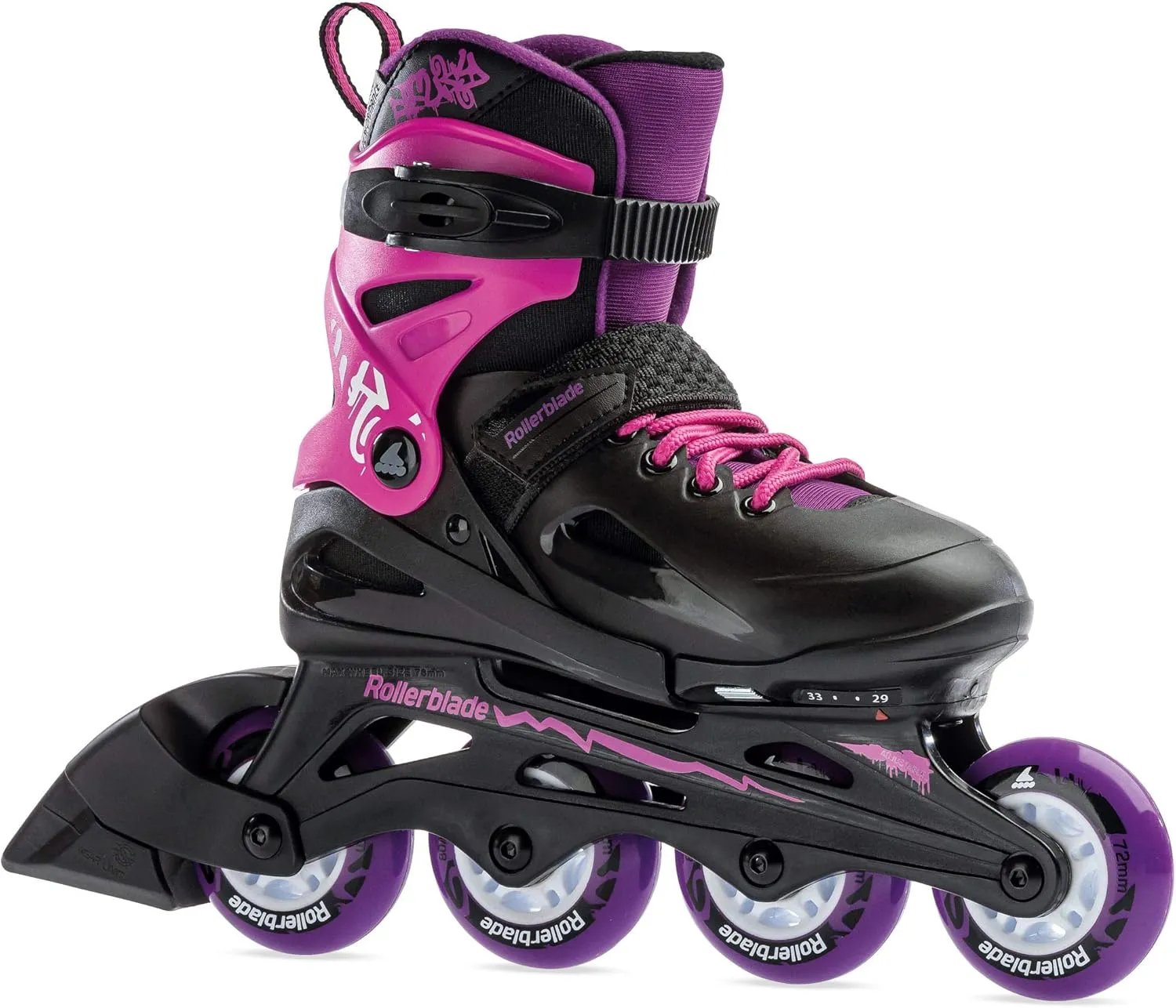 Rollerblade Fury Junior Adjustable Fitness Inline Skate