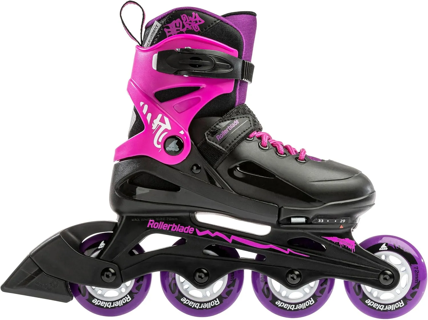 Rollerblade Fury Junior Adjustable Fitness Inline Skate