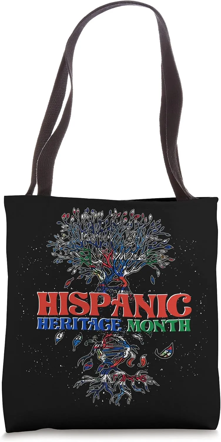 Roots Latino Pride Tree National Hispanic Heritage Month Tote Bag