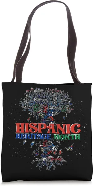 Roots Latino Pride Tree National Hispanic Heritage Month Tote Bag