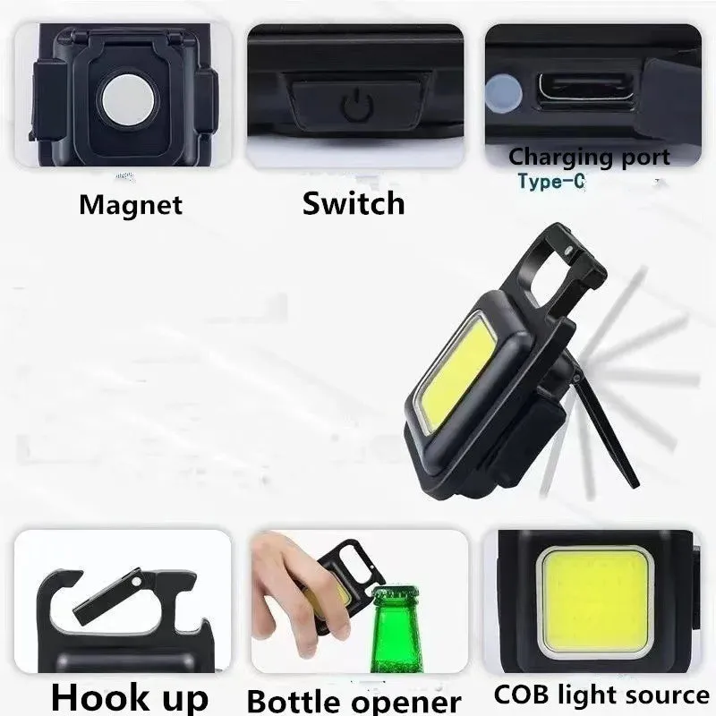 Royaleva Mini LED Flashlight Keychain (1800LM) Ultra Bright