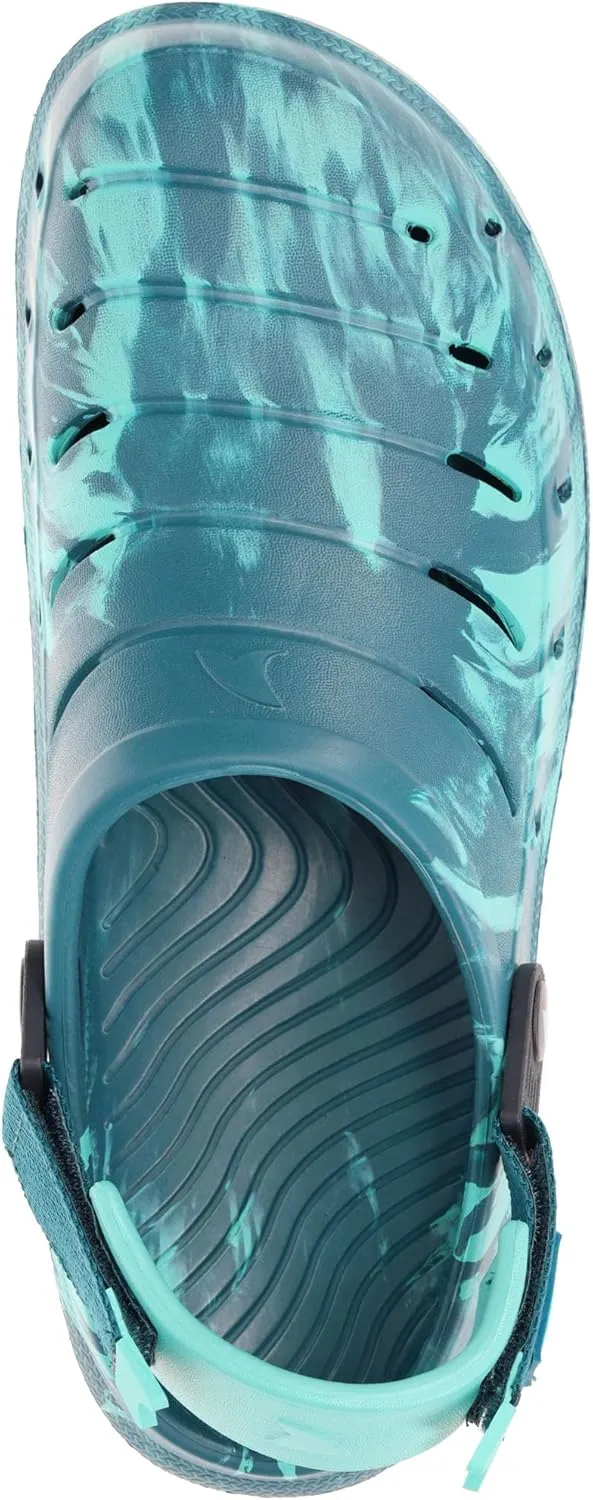 RUGGED SHARK Molded Clog for Kids and Adults, Cove CLG with Adjustable Achilles Strap