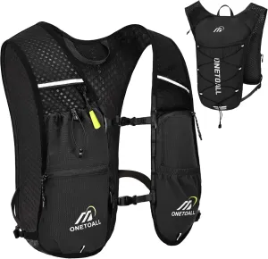 Running Vest for Women & Men, Lightweight 150g Hydration Backpack, 6L Pack for Trail Running, Marathon, Hiking, Cycling, Jogging, Adjustable Fit