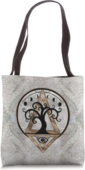 Sacred Geometry - Divine Proportion - Spiral Tree Tote Bag