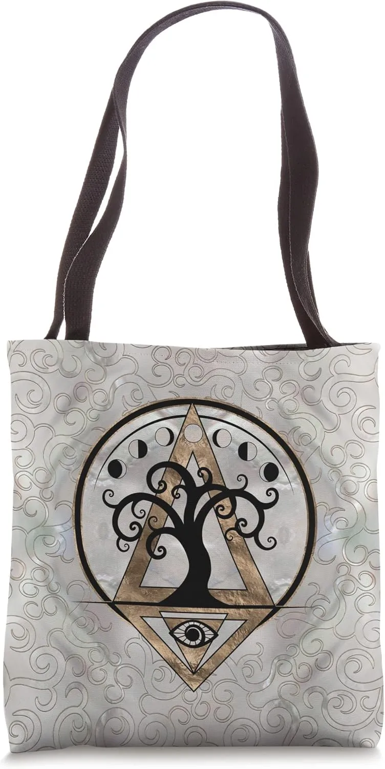 Sacred Geometry - Divine Proportion - Spiral Tree Tote Bag