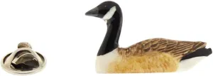 Sarah's Treats & Treasures Canada Goose Full Body Pin ~ Hand Painted ~ Lapel Pin - Hand Painted