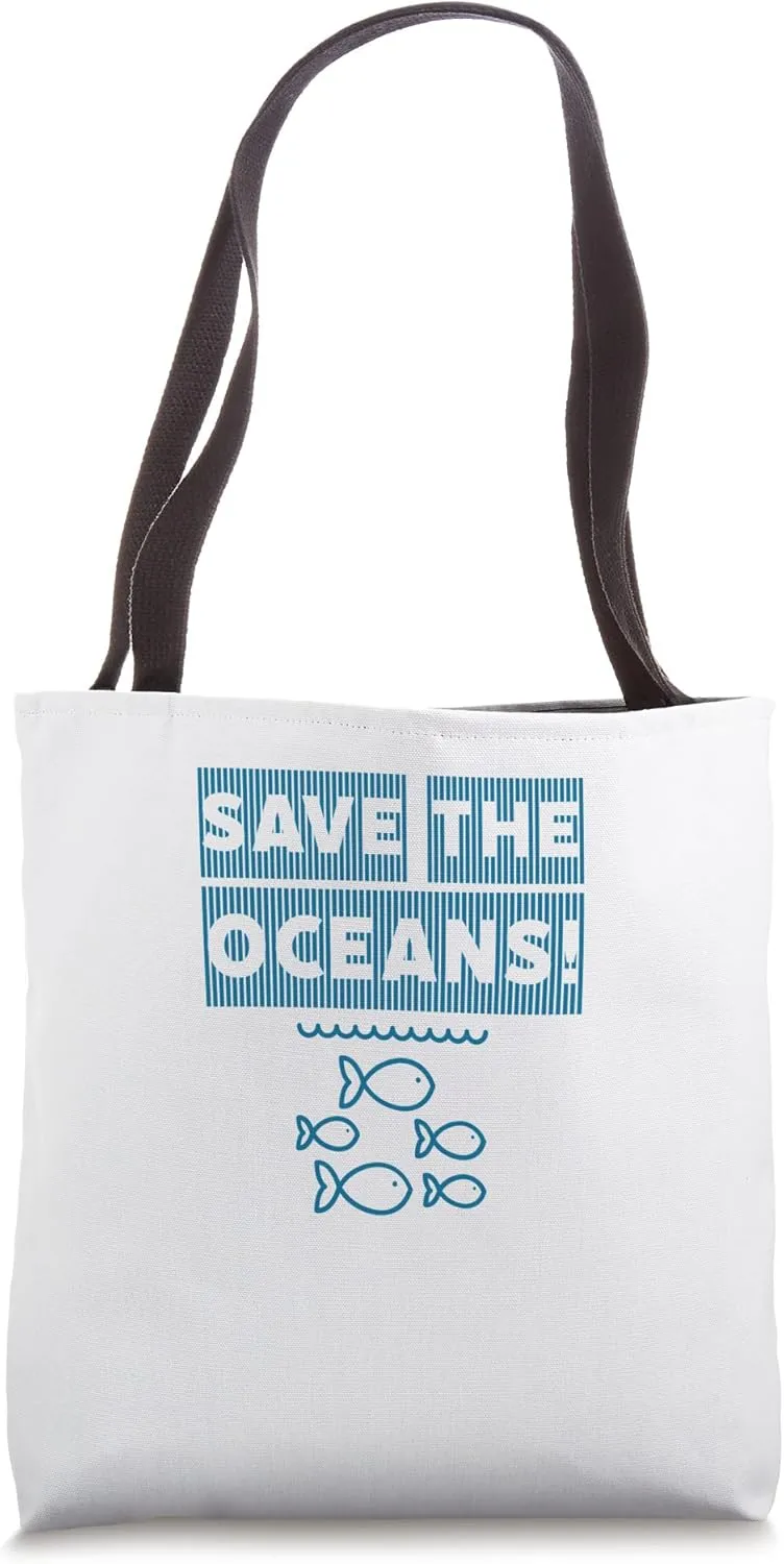 Save the Oceans! |The Earth and Plastic Pollution Tote Bag