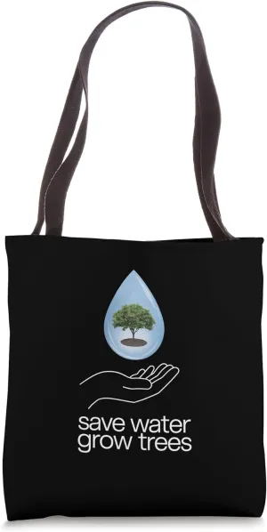 Save Water Nature Lover Earth Day Tote Bag