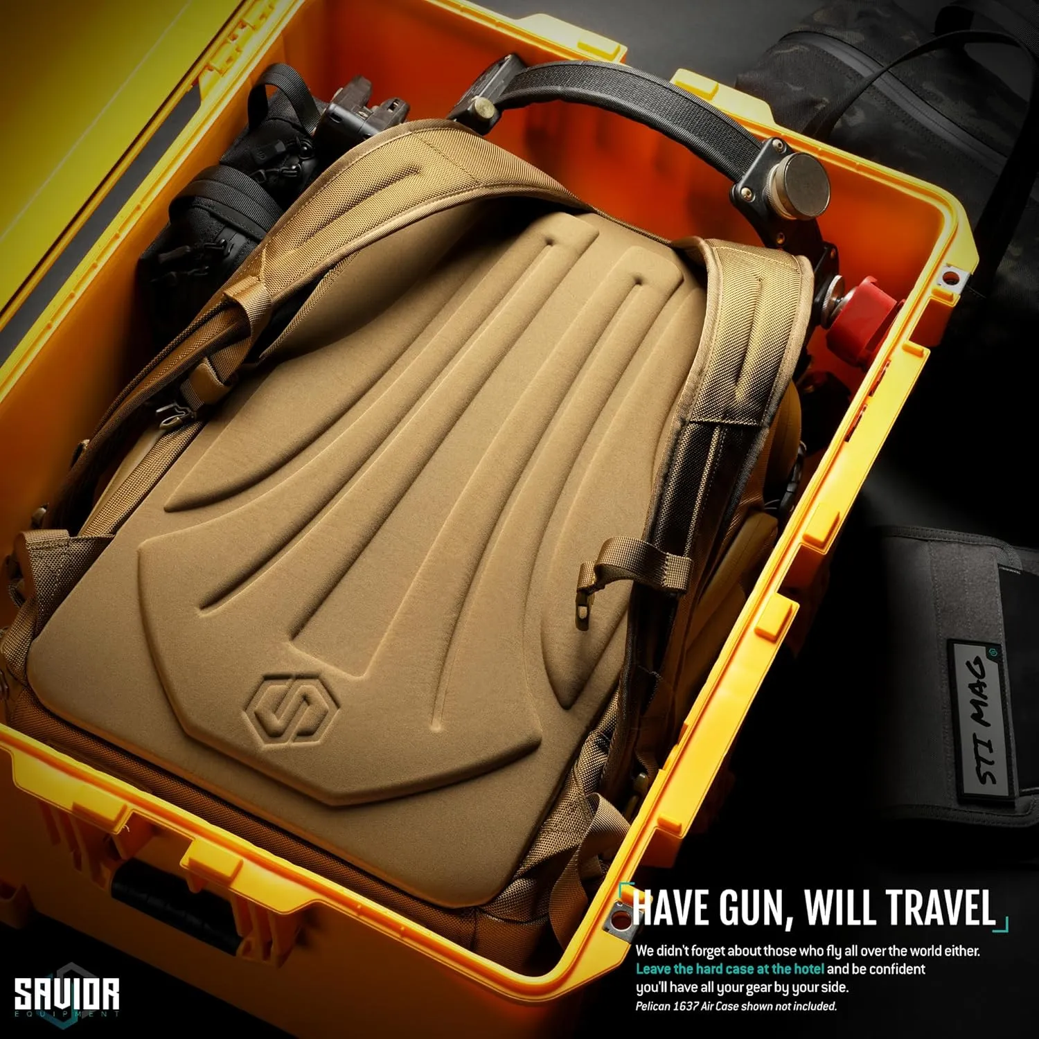 Savior Equipment Pro SEMA Tactical Backpack Competition Shooter 3 Pistol Sleeve