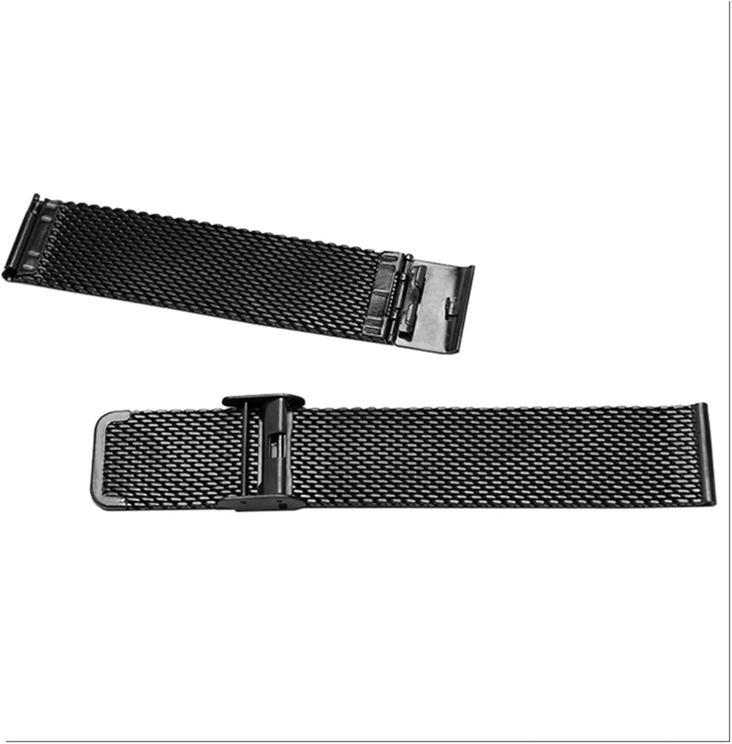SERDAS Steel Stainless Steel Strap 18mm 20mm 22mm 24mm 1.0 Thick Wire Mesh Strap Adjustable Length Watch Accessories Watchbands