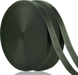 Shappy Tree Tie Strap Garden Webbing Strap Garden Plant Supports Tree Tie Staking for Outdoor Use, Plant Supports, Grafting, Straightening Supplies(Dark Green,295 Feet x 1 Inch)