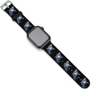 Shark Graphic Animal Art Adjustable Watch Band Compatible with IWatch Classic Soft Sports Watch Strap for Men Women