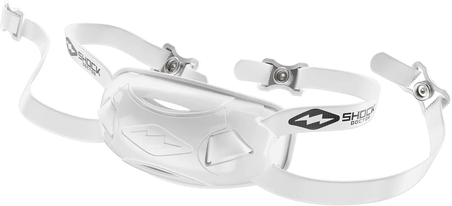 Shock Doctor Football Helmet Chin Strap, Adjustable Straps, Youth & Adult