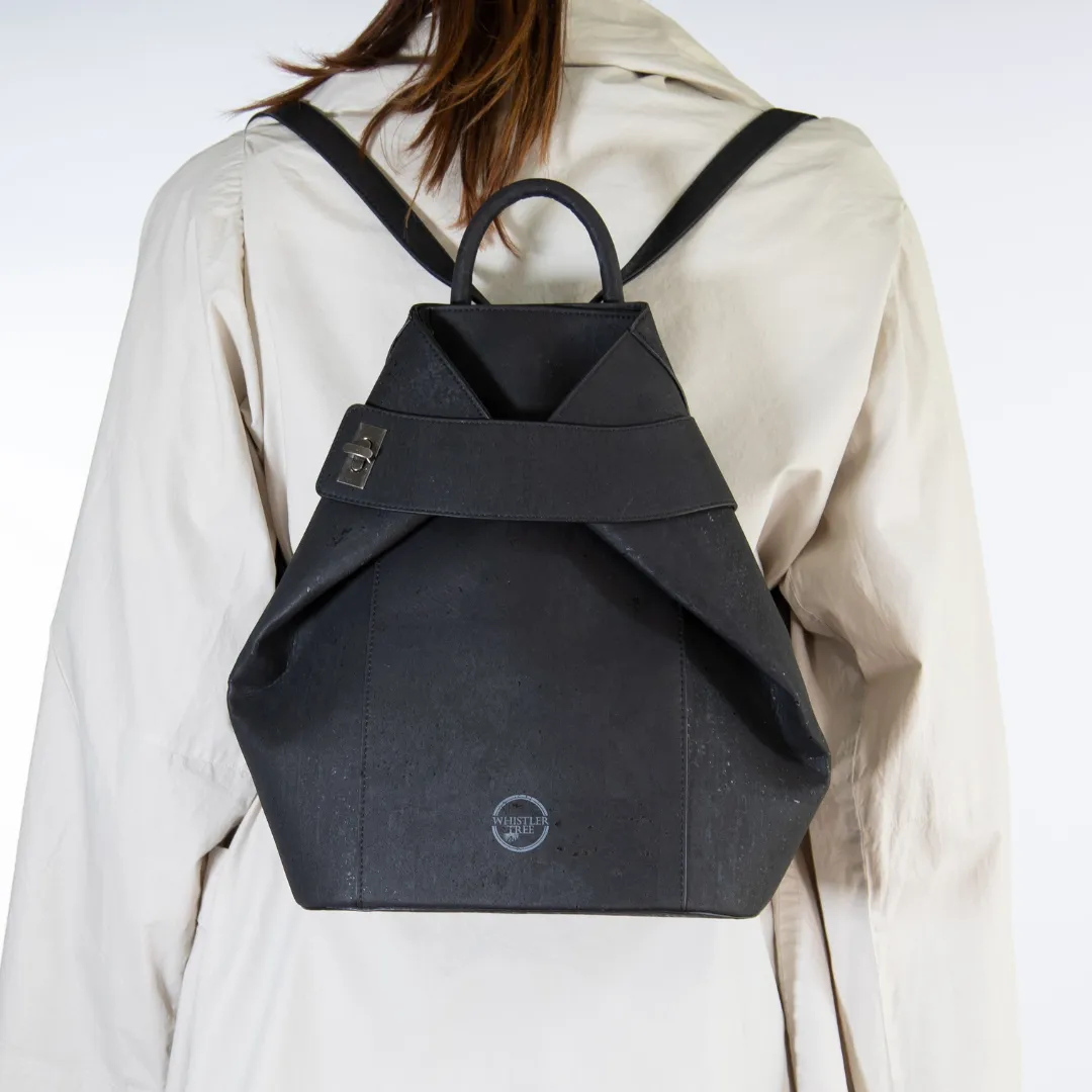 Silves Folded Backpack - BLACK