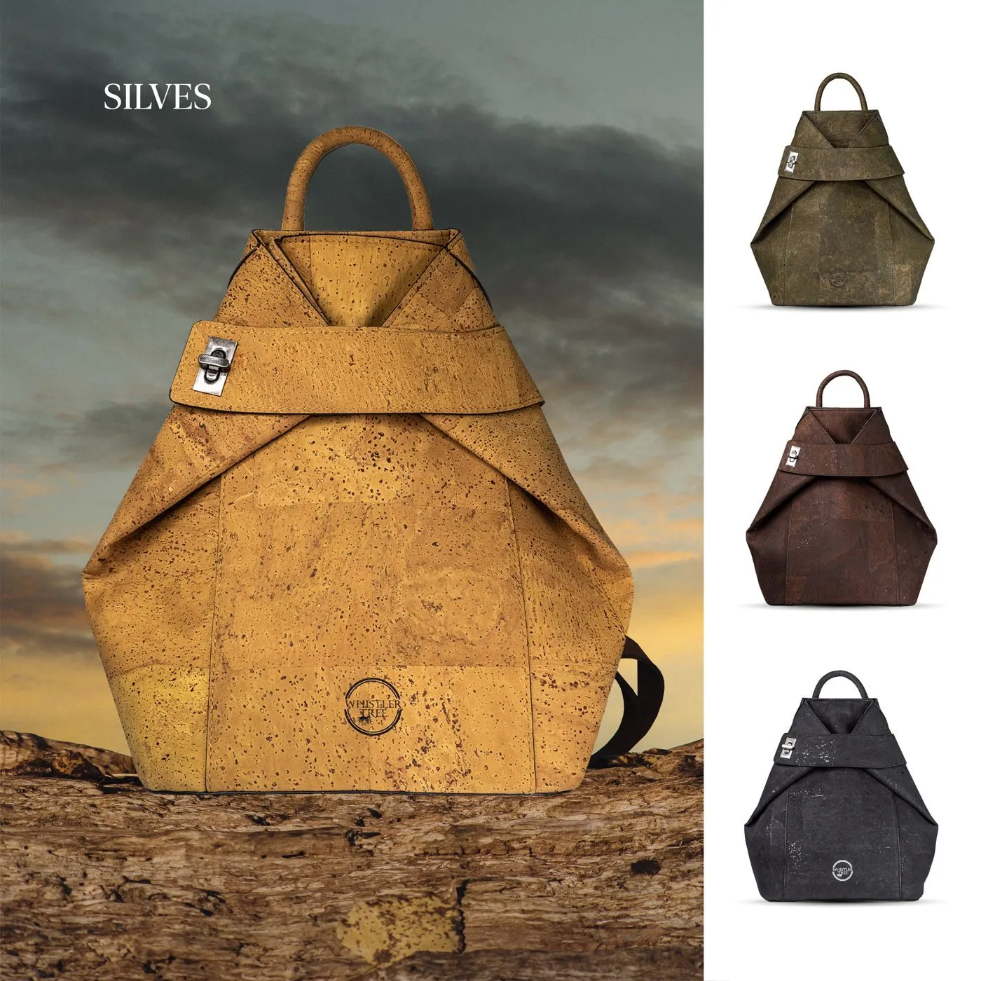 Silves Folded Backpack - BLACK
