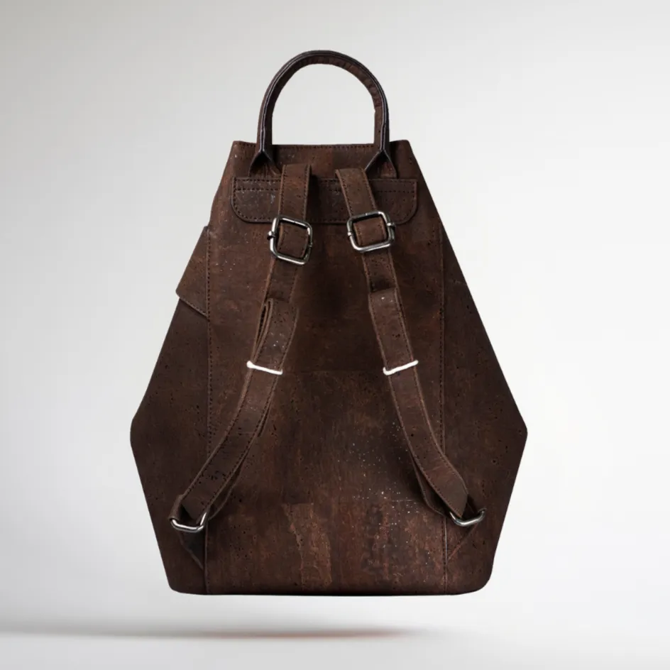 Silves Folded Backpack - BROWN