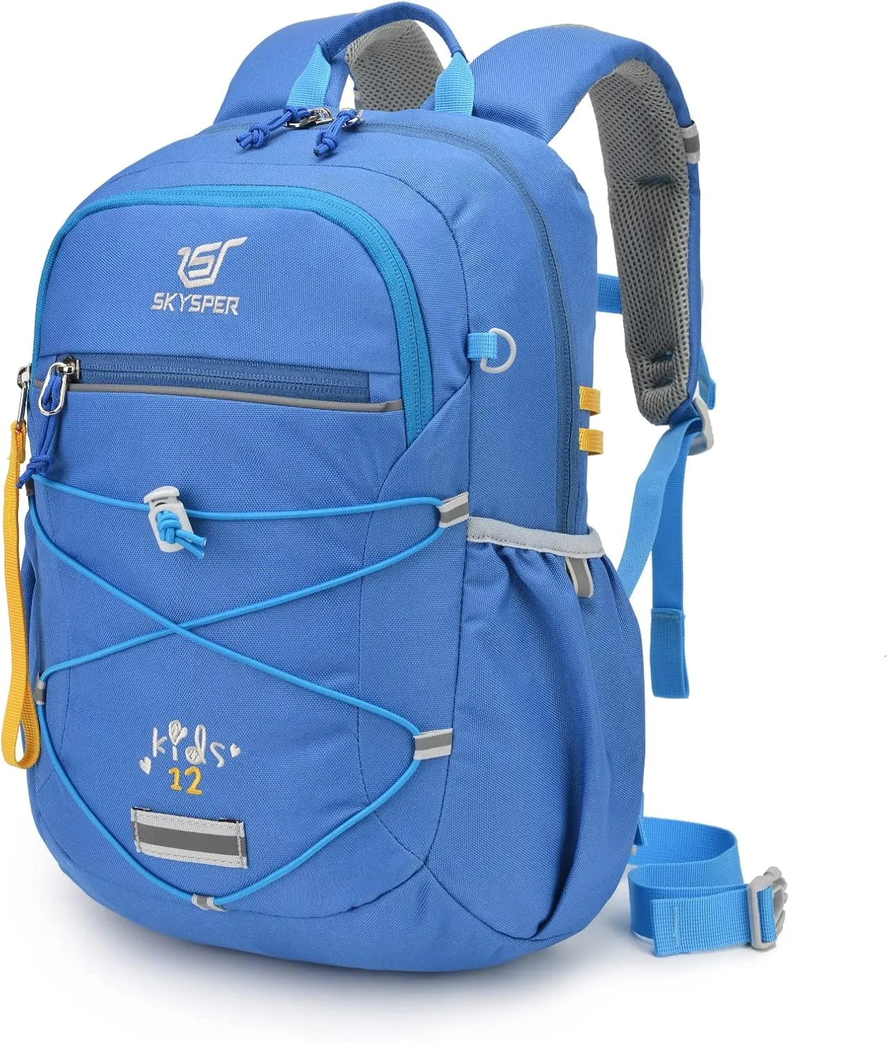 SKYSPER Kids Backpack 12L Children School Bag Child Boy Girl Pack Ages 4-8 for Traveling Day Trips Classes Camping(Blue)