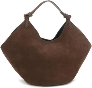 Small Classic Suede Leather Shoulder Bags Purse for Women,Fashion designer Tote Handbags, for travel, shopping, parties.