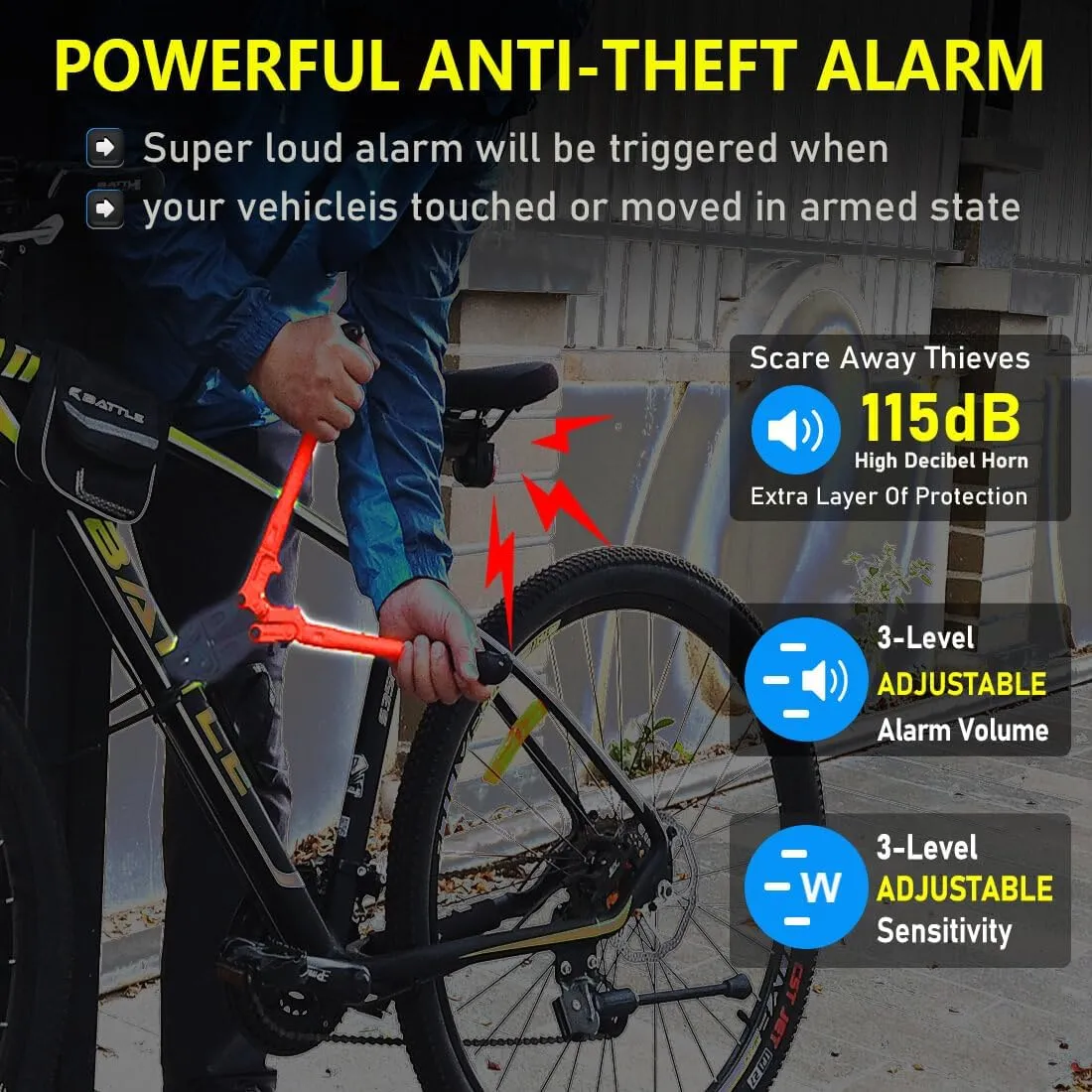 Smart Bike Tail Light: Auto On/Off Rear Bicycle Flashlight Ultra Bright Back Brake Light High Lumen Daytime Strobe USB Rechargeable Safety Red Led Taillight Waterproof Road Cycling Lights