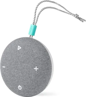 SNOOZ Go - Portable Travel Sound Machine, 6 Sounds, Fan, Pink & White Noise, Rechargeable Bluetooth Speaker, Sleep Aid for Adults, Kids, Office Privacy, Sleeping Essential for Gift Registry - Charcoal