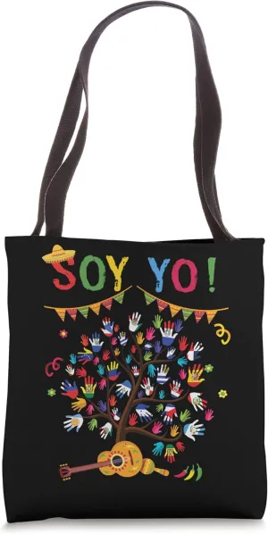 Soy Yo National Hispanic Heritage Month Latin Flags Tree Tote Bag