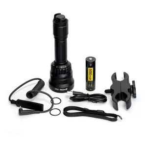SPERAS TH4 IR KIT Zoomable & Dimmable & Rechargeable 4-in-1 Hunting Flashlight Kit