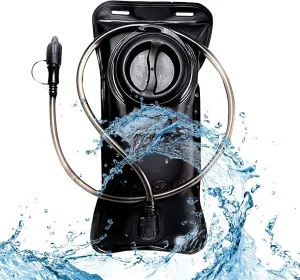 Sport TPU Water Reservoir Hydration Bag Tube Kit Outdoor Cycling Running Backpack Water Bag Bladder Vest Bag (Color : Blue) (Black )