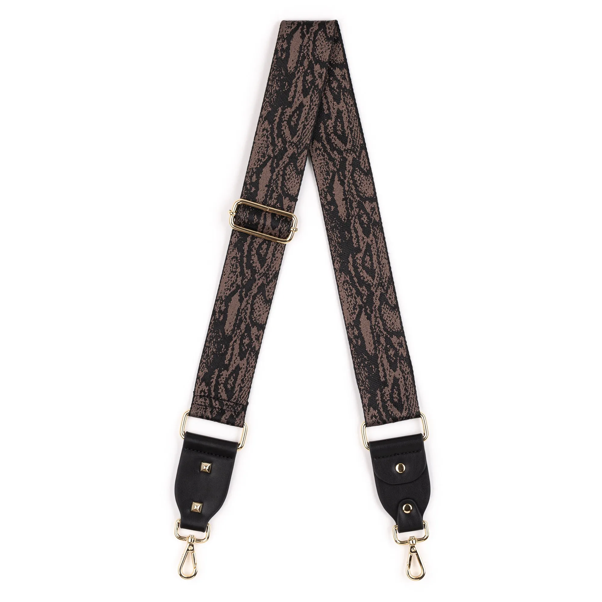 STL Brown Snake Print Adjustable Strap