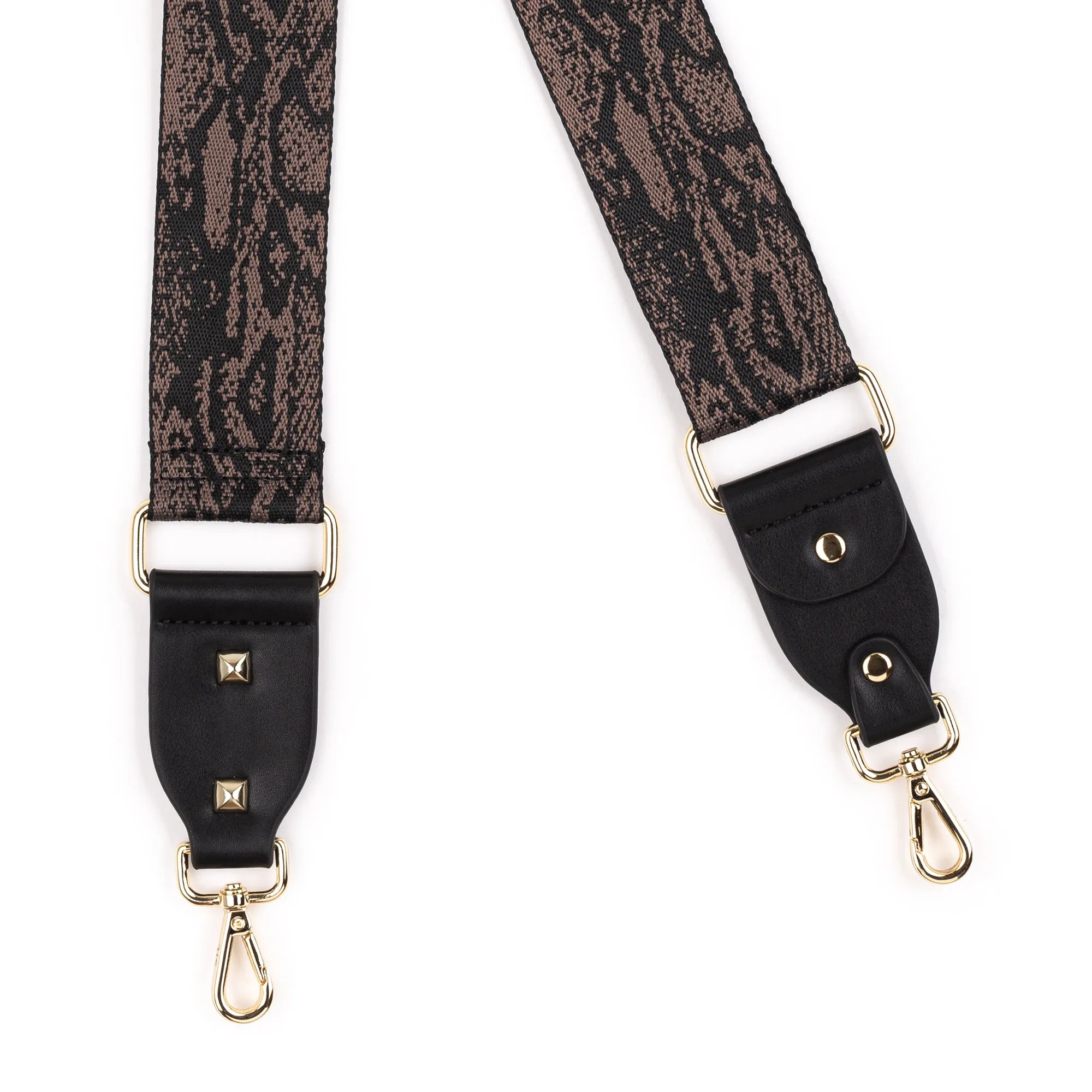 STL Brown Snake Print Adjustable Strap