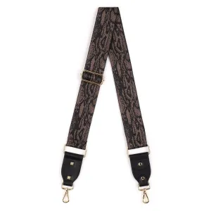 STL Brown Snake Print Adjustable Strap