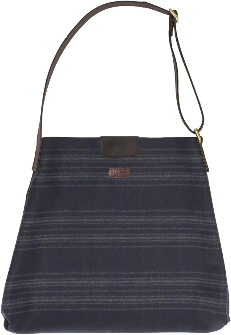Stormy Kromer The Lodge Shoulder Bag - Travel Bag, Magnetic Closure, Adjustable Leather Strap, Purse
