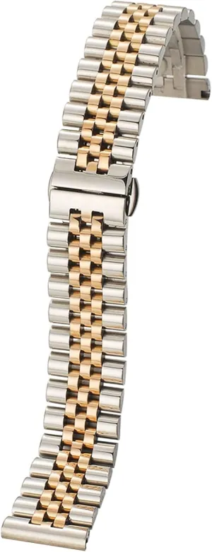 Strap Strap Butterfly Buckle Strap Steel Strap 12Mm14Mm16Mm18Mm20MmStrap Accessories /20Mm/Rose Gold
