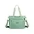 Stylish Waterproof Nylon Tote and Crossbody Bag with Multiple Pockets