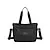 Stylish Waterproof Nylon Tote and Crossbody Bag with Multiple Pockets