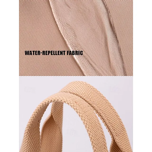 Stylish Waterproof Nylon Tote and Crossbody Bag with Multiple Pockets