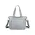 Stylish Waterproof Nylon Tote and Crossbody Bag with Multiple Pockets