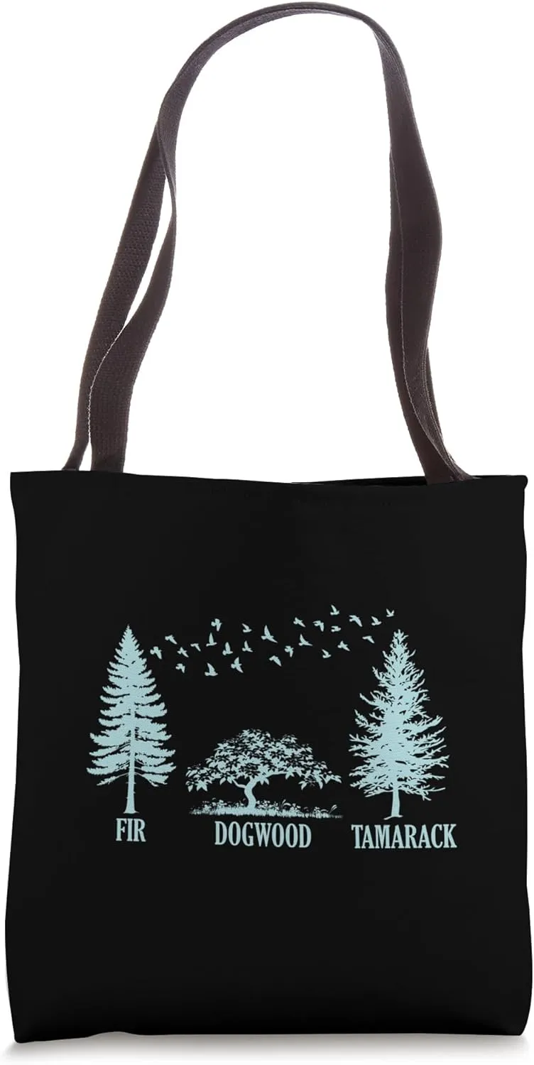 Subtle Tree Fir Dogwood Tamarack Tote Bag