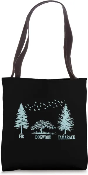 Subtle Tree Fir Dogwood Tamarack Tote Bag