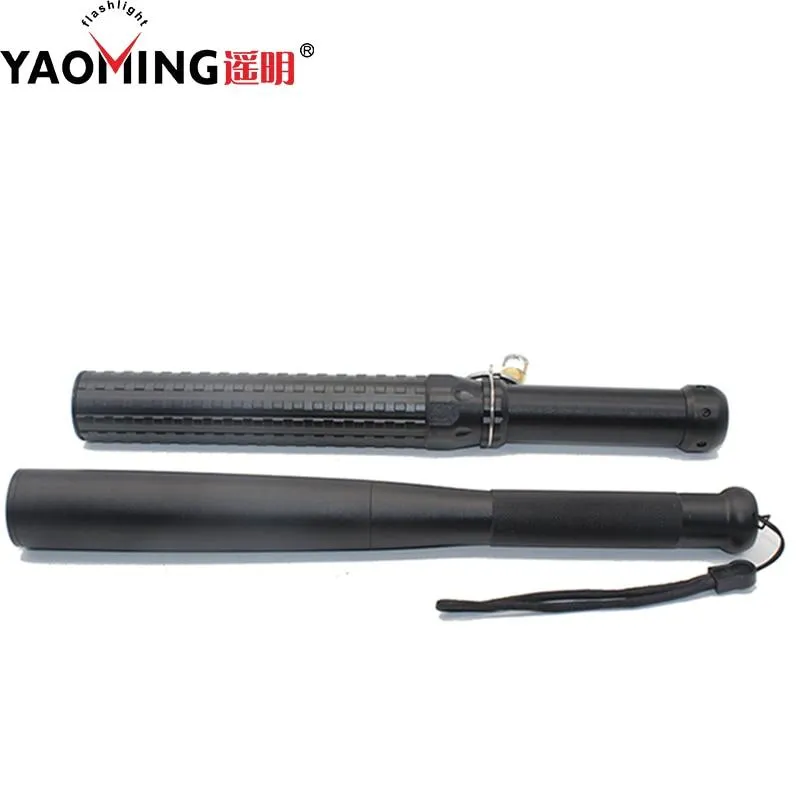 Super Bright Tactical Flashlights Focus Adjustable Baton Lights 200 Lumen XPE LED Self Defense Baseball Bat Use 18650 Battery