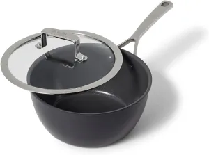 Sur La Table Classic Hard Anodized Ceramic Nonstick Saucepan, Aluminum
