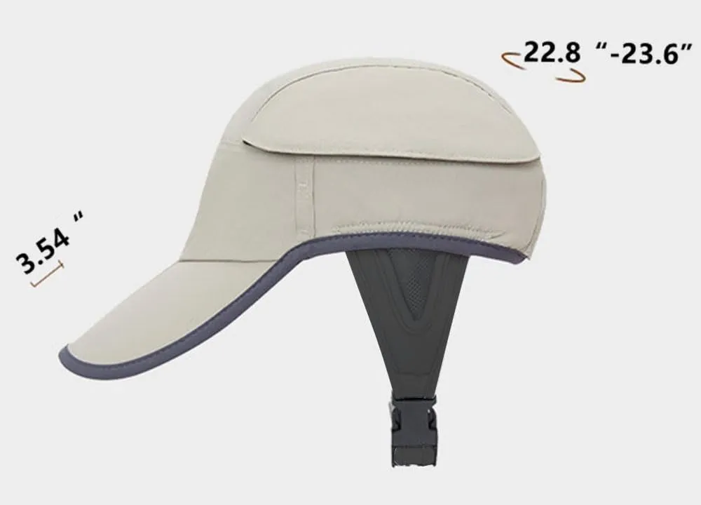 Surf Hat Quick-Dry Sun Hat with Adjustable Chin Strap for Surfing Water Sports Baseball Cap