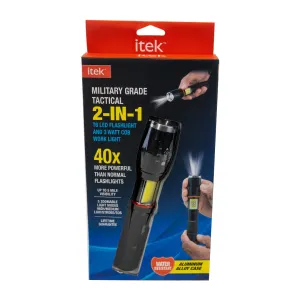 Tactical LED Flashlight   Work light