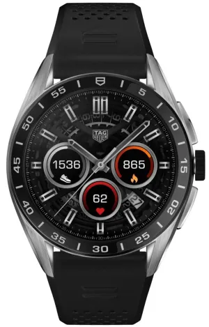 TAG Heuer Connected Calibre E4 Black 45 Rubber