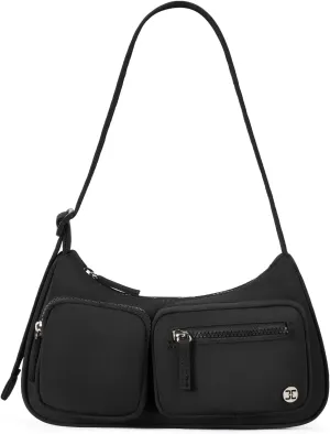 Telena Shoulder Bag Y2K Purse for Women Nylon Crescent Trendy Handbag with Adjustable Strap