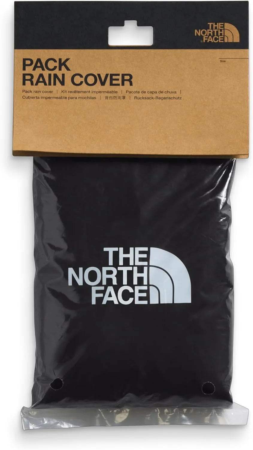 THE NORTH FACE Fully-Waterproof Hiking Backpack Rain Cover, TNF Black-NPF, Large