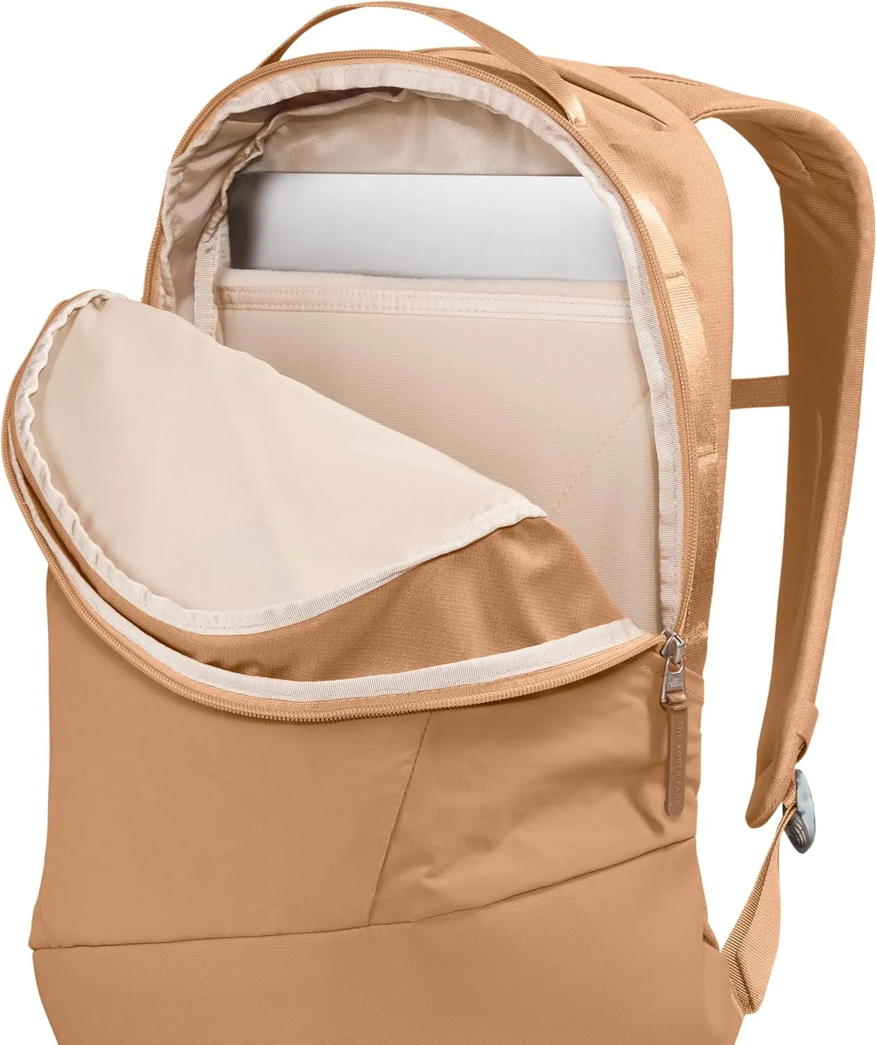THE NORTH FACE Women's Isabella 3.0 Backpack, Almond Butter Dark Heather/Cargo Khaki, One Size