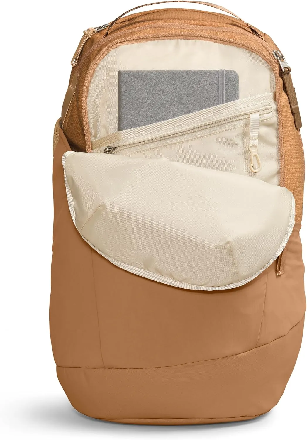 THE NORTH FACE Women's Isabella 3.0 Backpack, Almond Butter Dark Heather/Cargo Khaki, One Size