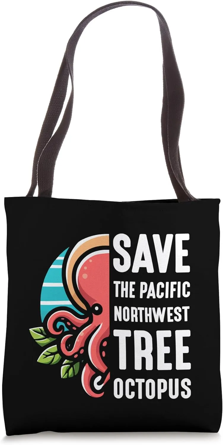 The Pacific Northwest Tree Octopus Tote Bag