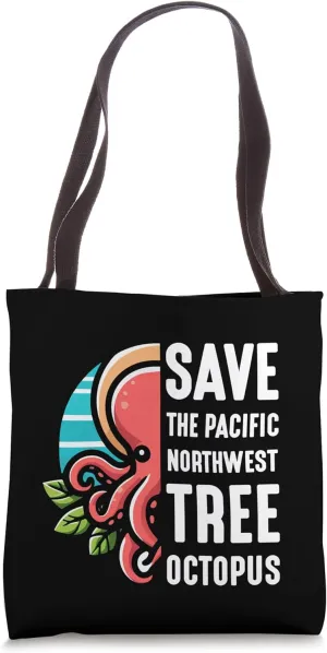 The Pacific Northwest Tree Octopus Tote Bag